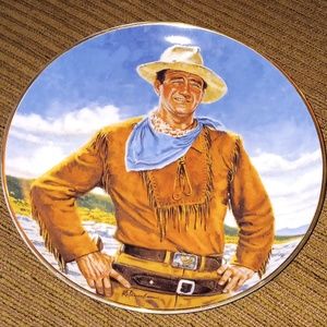 John Wayne "The Duke" Limited Edition Plate ■ Franklin Mint
